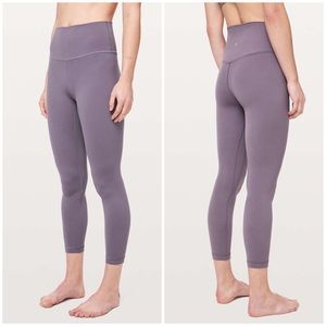 Lululemon Align Pant II 25" Graphite Purple - Size 2